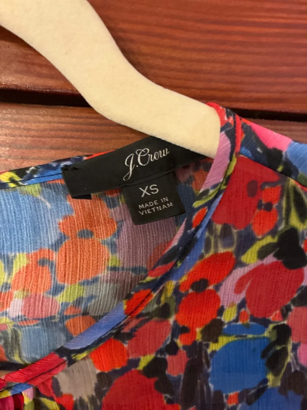 J. Crew floral watercolor dress., XS